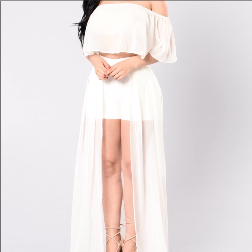 Fashion Nova “Elastic heart” 2 pc set-Brand New!